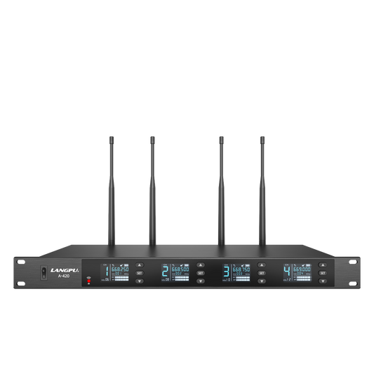 A-420 | Quad UHF Wireless Microphone System / Auto-Scan