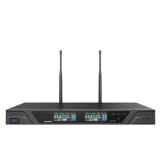 ACT-312 | Dual-Channel UHF Wireless Microphone System / Auto-Scan
