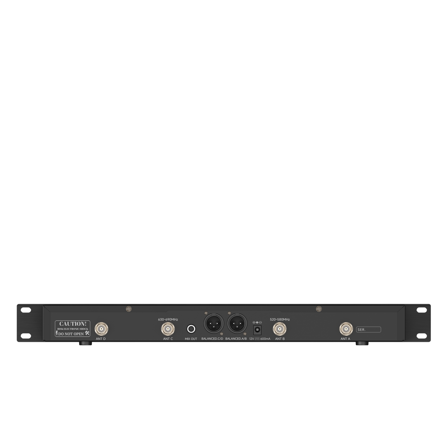 A-420 | Quad UHF Wireless Microphone System / Auto-Scan