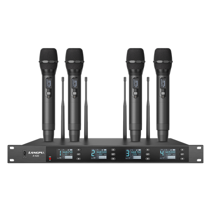 A-420 | Quad UHF Wireless Microphone System / Auto-Scan