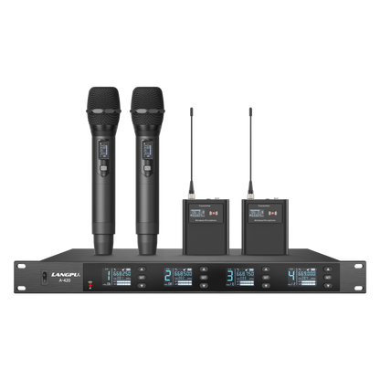 A-420 | Quad UHF Wireless Microphone System / Auto-Scan