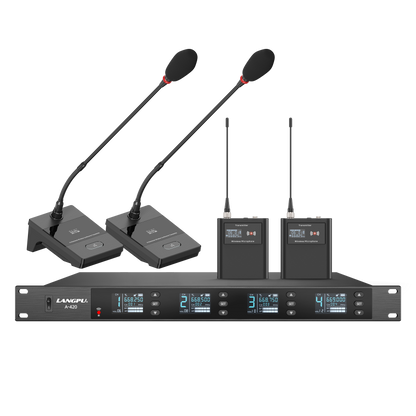 A-420 | Quad UHF Wireless Microphone System / Auto-Scan