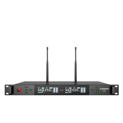 A-61 | Dual-Channel UHF Wireless Microphone System / Auto-Scan