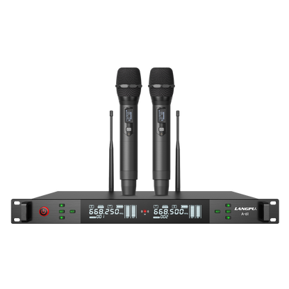 A-61 | Dual-Channel UHF Wireless Microphone System / Auto-Scan