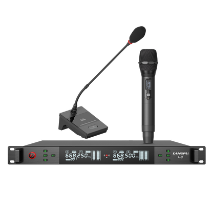 A-61 | Dual-Channel UHF Wireless Microphone System / Auto-Scan