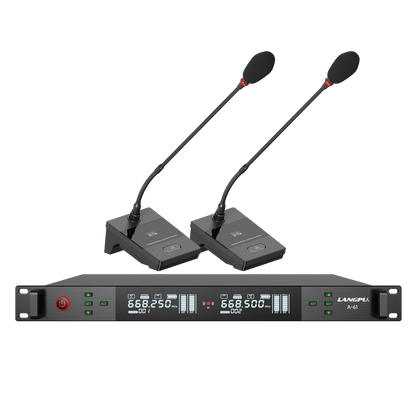 A-61 | Dual-Channel UHF Wireless Microphone System / Auto-Scan