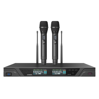 ACT-312 | Dual-Channel UHF Wireless Microphone System / Auto-Scan