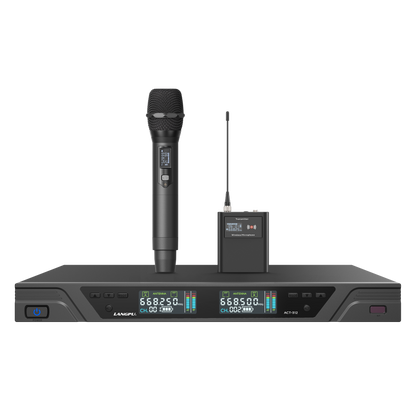 ACT-312 | Dual-Channel UHF Wireless Microphone System / Auto-Scan