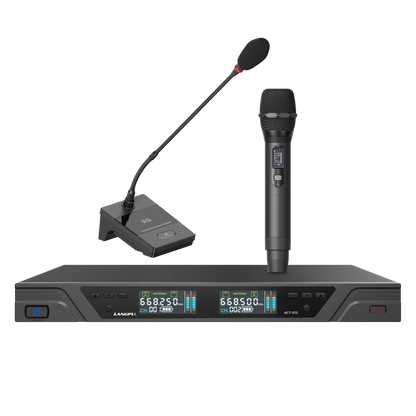 ACT-312 | Dual-Channel UHF Wireless Microphone System / Auto-Scan