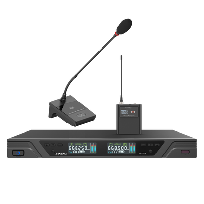 ACT-312 | Dual-Channel UHF Wireless Microphone System / Auto-Scan
