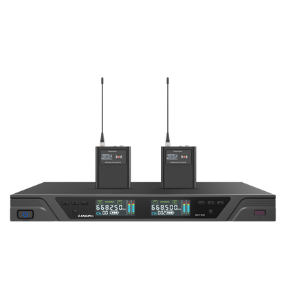 ACT-312 | Dual-Channel UHF Wireless Microphone System / Auto-Scan