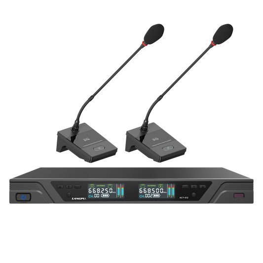 ACT-312 | Dual-Channel UHF Wireless Microphone System / Auto-Scan