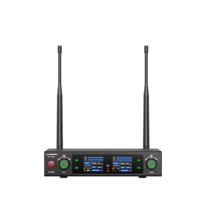 ACT-W32 | Dual-Channel UHF Wireless Microphone System / Auto-Scan