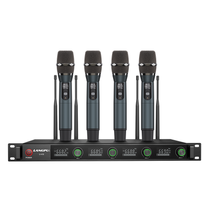 U-416 | Quad UHF Wireless Microphone System / Frequency Hopping