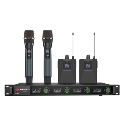 U-416 | Quad UHF Wireless Microphone System / Frequency Hopping