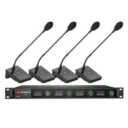 U-416 | Quad UHF Wireless Microphone System / Frequency Hopping