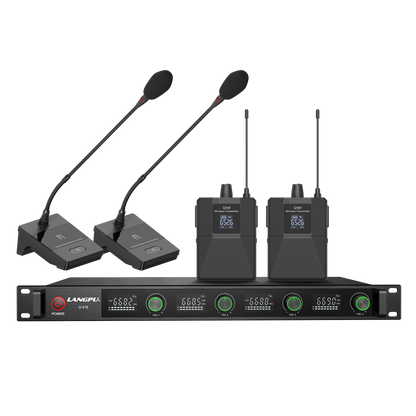 U-416 | Quad UHF Wireless Microphone System / Frequency Hopping